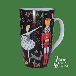 Nutcracker Ballet Black Mug